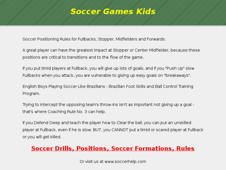 www.soccergameskids.com