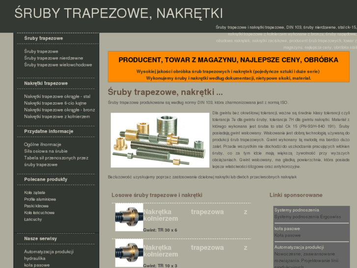 www.sruby-trapezowe.pl