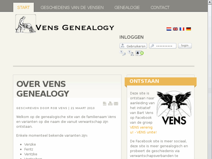 www.vensgenealogy.net