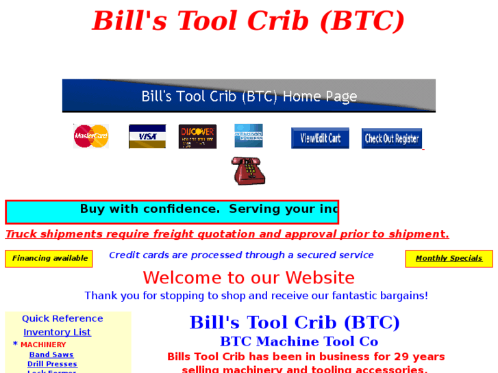 www.billstoolcrib.com