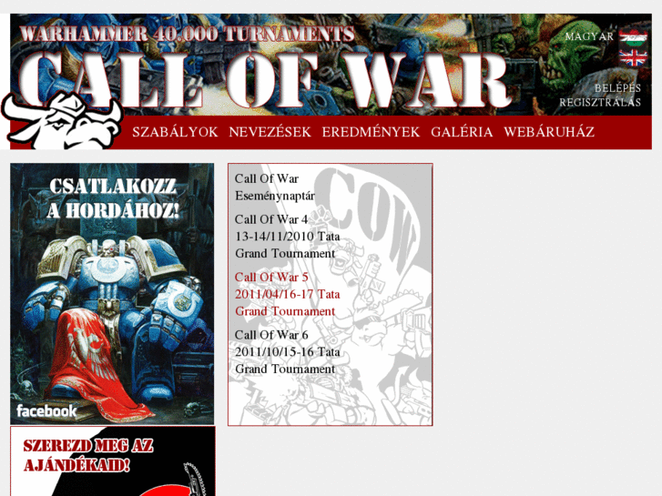 www.callofwar.hu