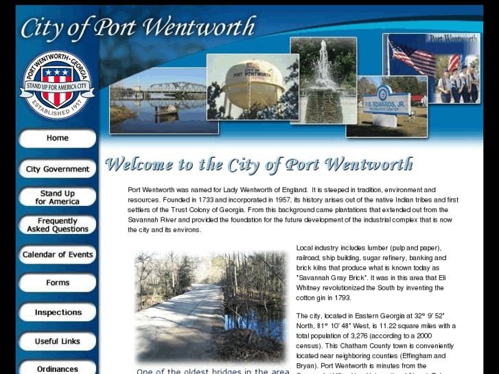 www.cityofportwentworth.com