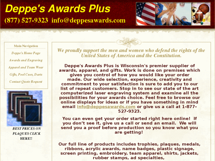 www.deppesawardsplus.net