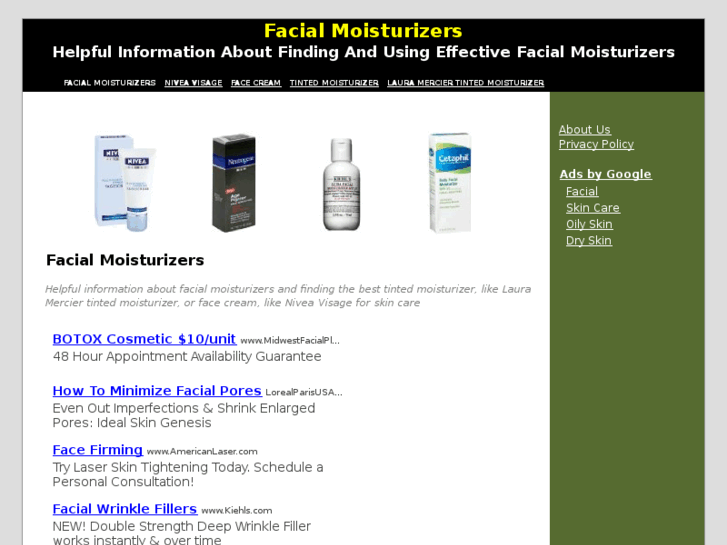 www.facialmoisturizers.org