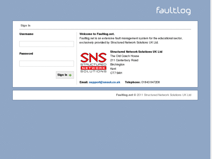 www.faultlog.net
