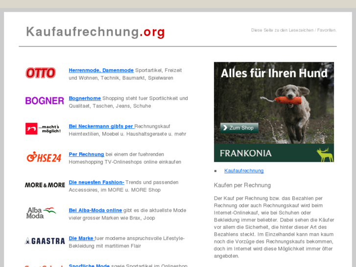 www.kaufaufrechnung.org