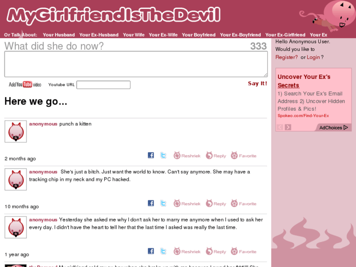 www.mygirlfriendisthedevil.com