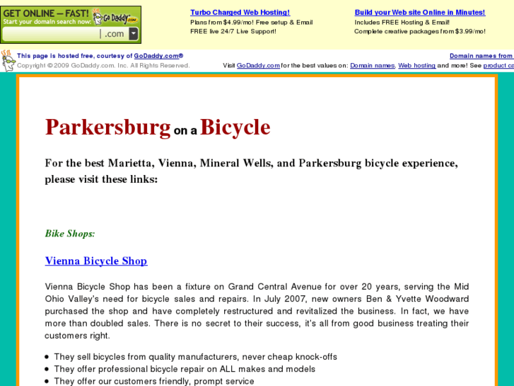 www.parkersburgbicycle.com