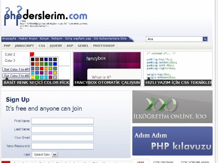 www.phpderslerim.com