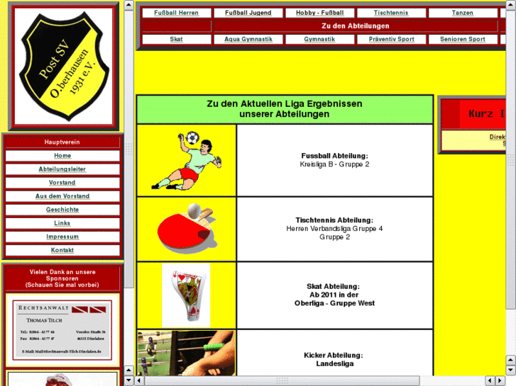 www.postsportverein-oberhausen.de