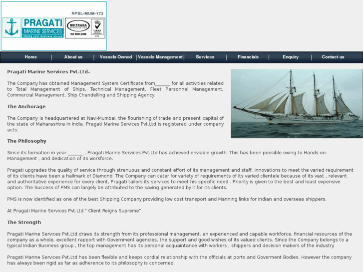www.pragatimarine.com
