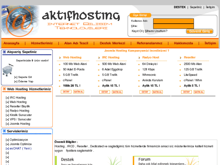 www.aktifhosting.net