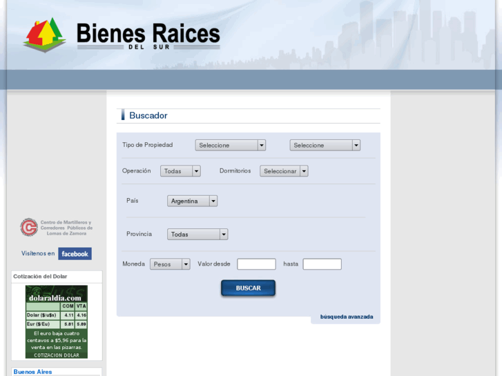 www.bienesraicesdelsur.com