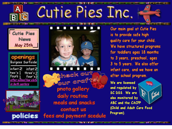 www.cutiepiesdaycare.com