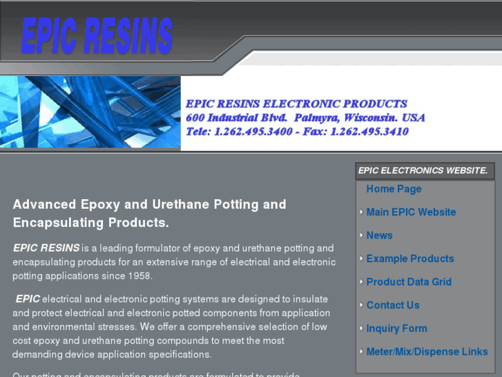 www.epicresins-electronics.com