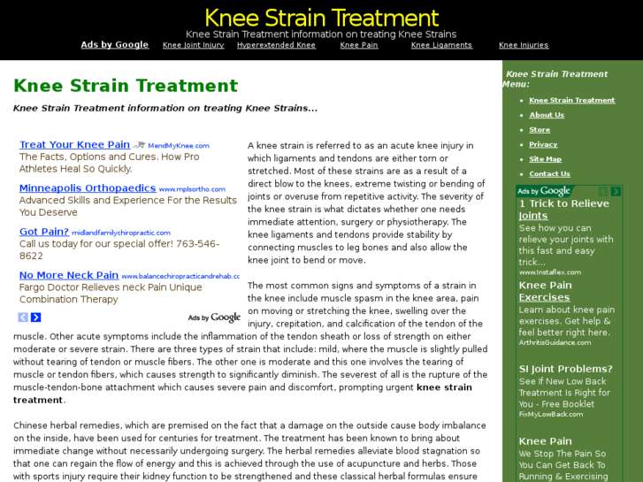 www.knee-strain.com