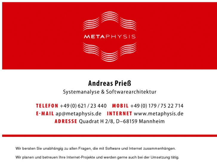 www.metaphysis.de