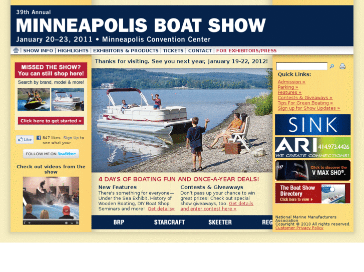 www.minneapolisboatshow.com