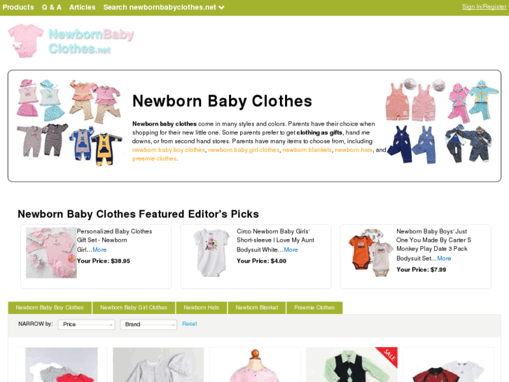 www.newbornbabyclothes.net