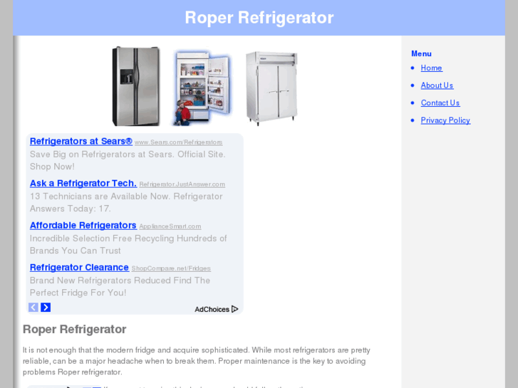 www.roperrefrigerator.com