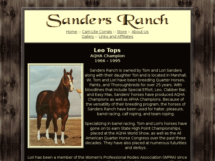 www.sandersquarterhorses.com