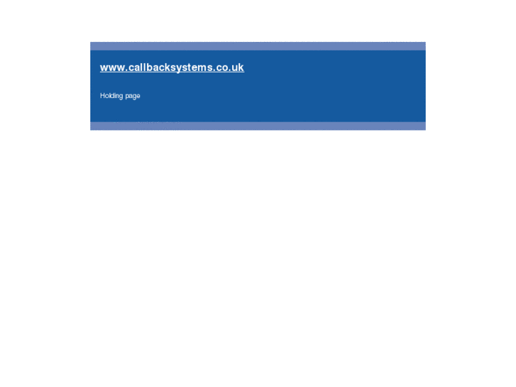 www.callbacksystems.co.uk