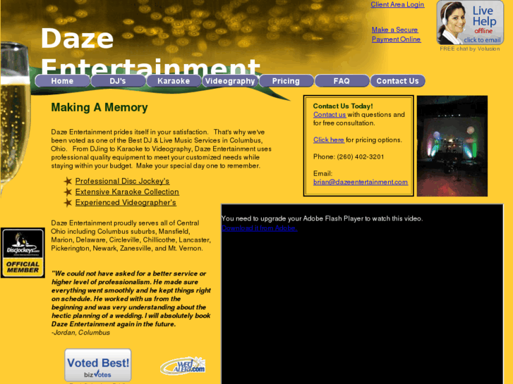 www.dazeentertainment.com