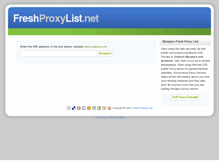 www.freshproxylist.net