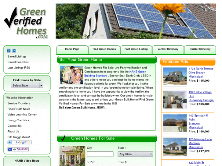 www.greenverifiedhomes.com