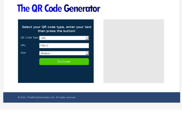 www.theqrcodegenerator.com