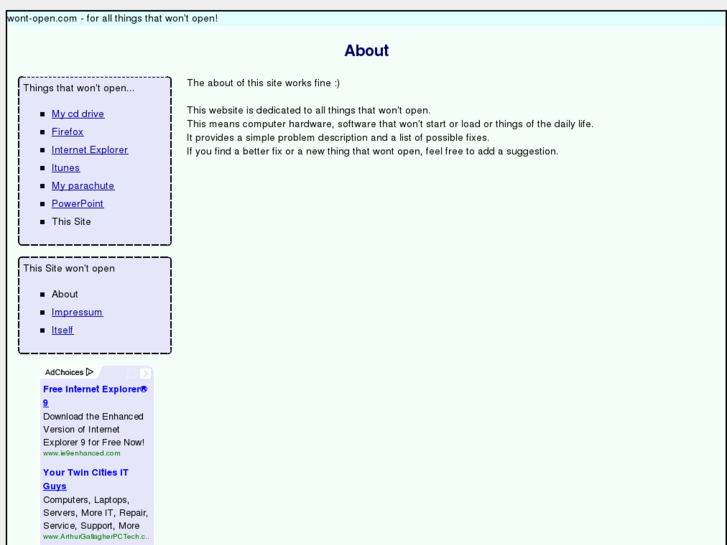 www.wont-open.com
