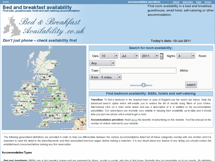 www.bedbreakfastavailability.co.uk