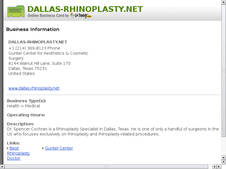 www.dallas-rhinoplasty.net