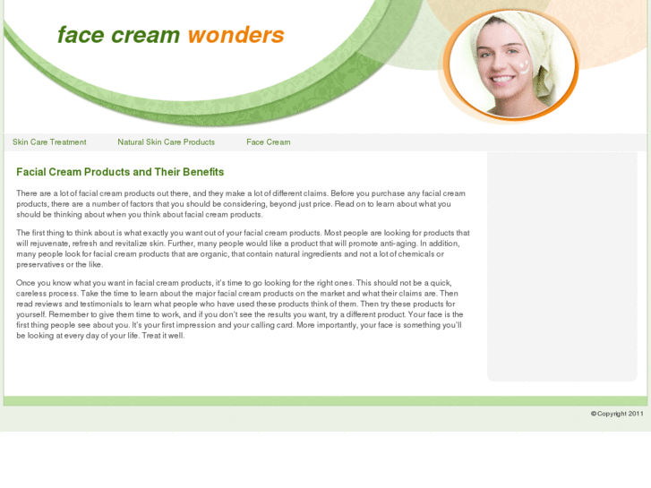 www.facecreamwonders.com