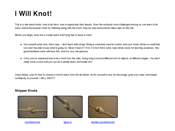 www.iwillknot.com