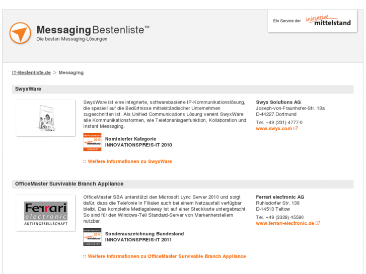 www.messaging-bestenliste.de