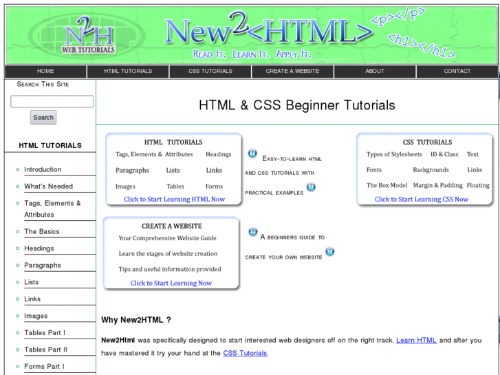 www.newtohtml.com
