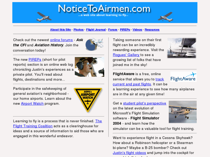 www.noticetoairmen.com