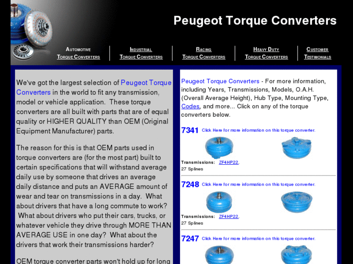 www.peugeottorqueconverter.com