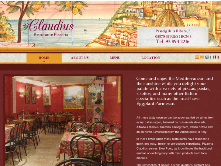 www.pizzeriaclaudius.com