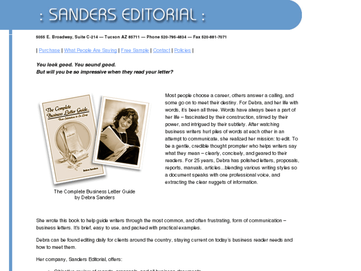 www.sanderseditorial.com