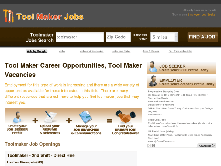 www.toolmakerjobs.net