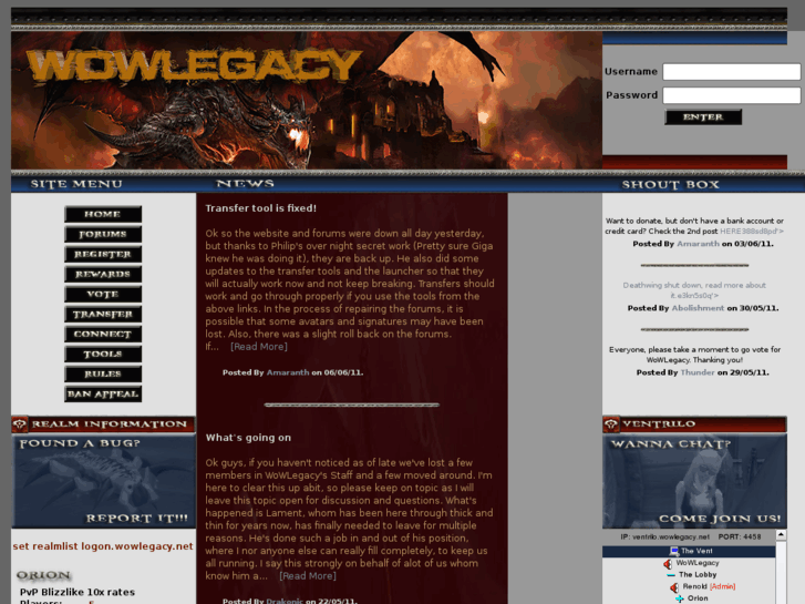 www.wowlegacy.net