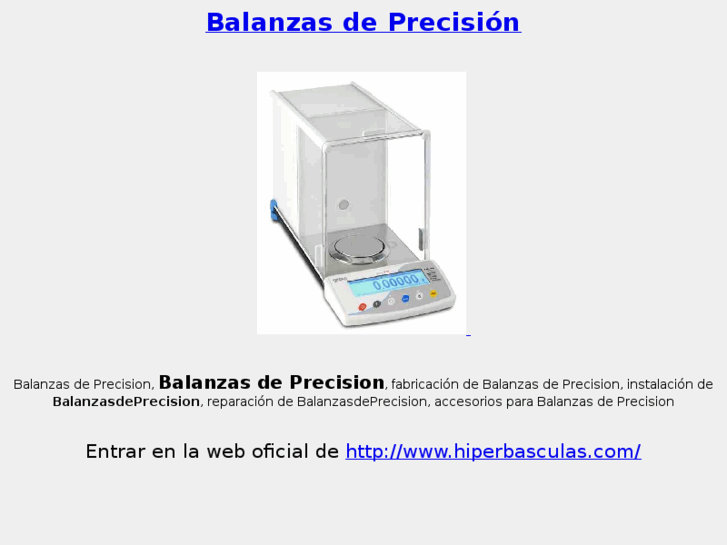 www.balanzasdeprecision.net