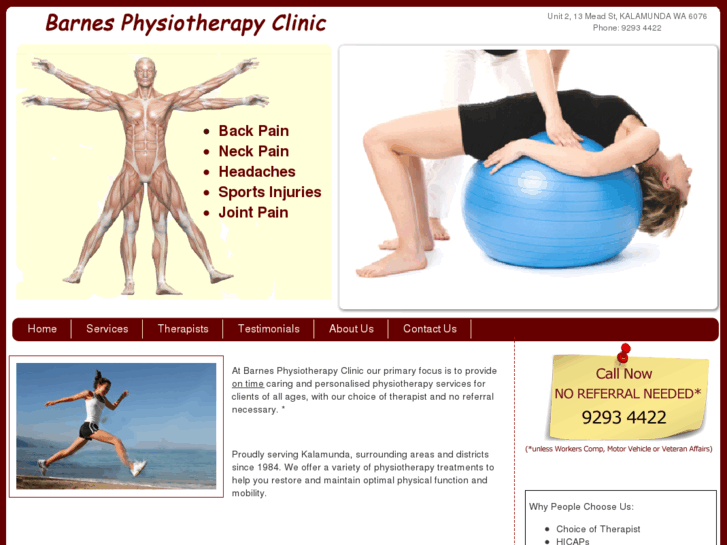 www.barnesphysiotherapyclinic.com.au