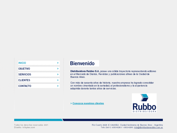 www.distribuidorarubbo.com.ar