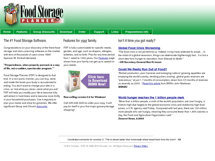 www.foodstorageplanner.com