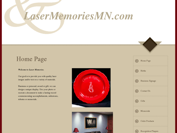 www.lasermemoriesmn.com