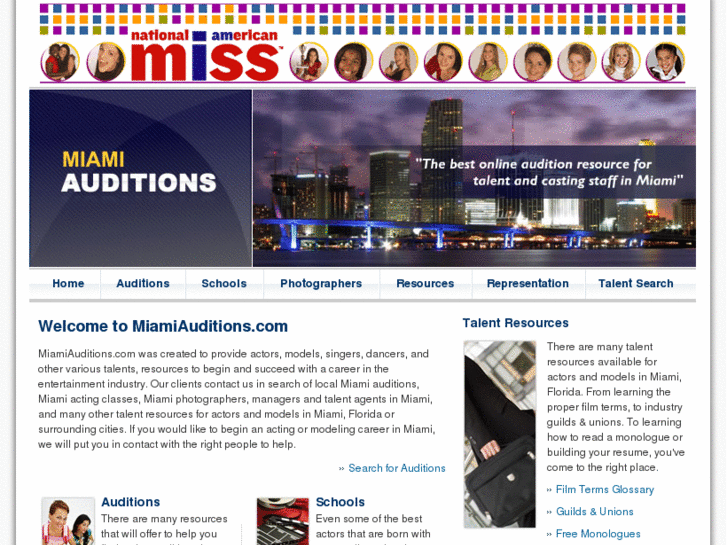 www.miamiauditions.com