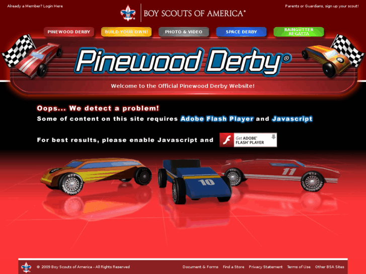 www.pinewoodderby.info